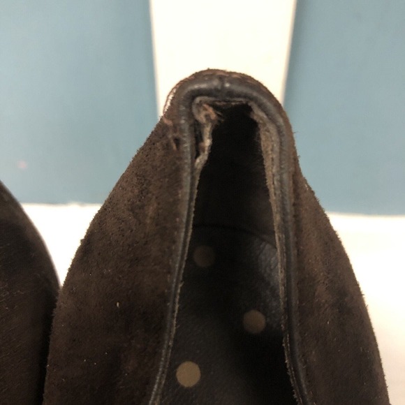 Moschino Cheap and Chic Womens Brown Suede Bow Accents Heels Shoes Bow US 8 / 39 - Picture 4 of 10